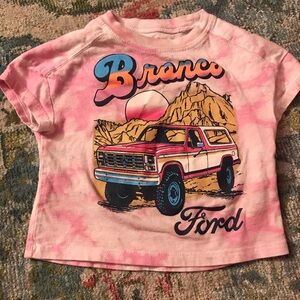 Toddler Ford Bronco Cropped Tshirt